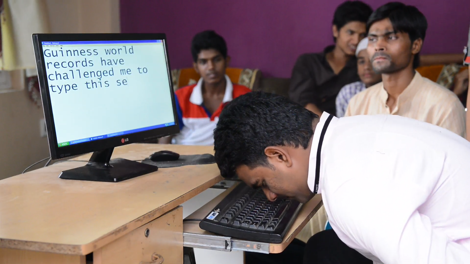 Fastest to type the English alphabet with the nose, OMG-level World Record holders from India!-voxytalksy