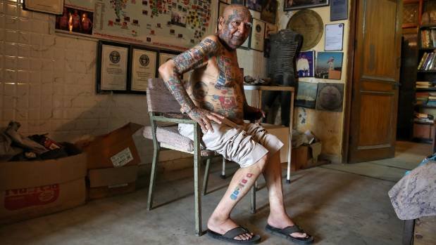 Most flags tattooed on the human body, OMG-level World Record holders from India!-voxytalksy