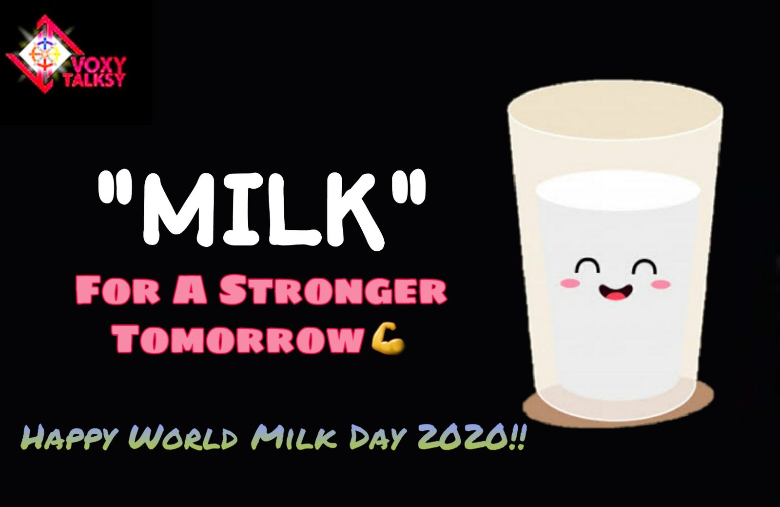 World Milk Day 2020 , VoxyTalksy